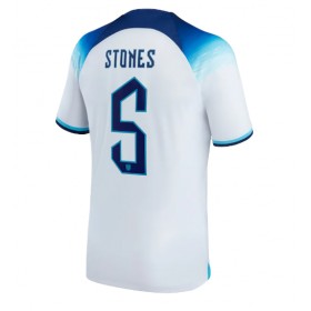 England John Stones #5 Hemmakläder VM 2022 Kortärmad